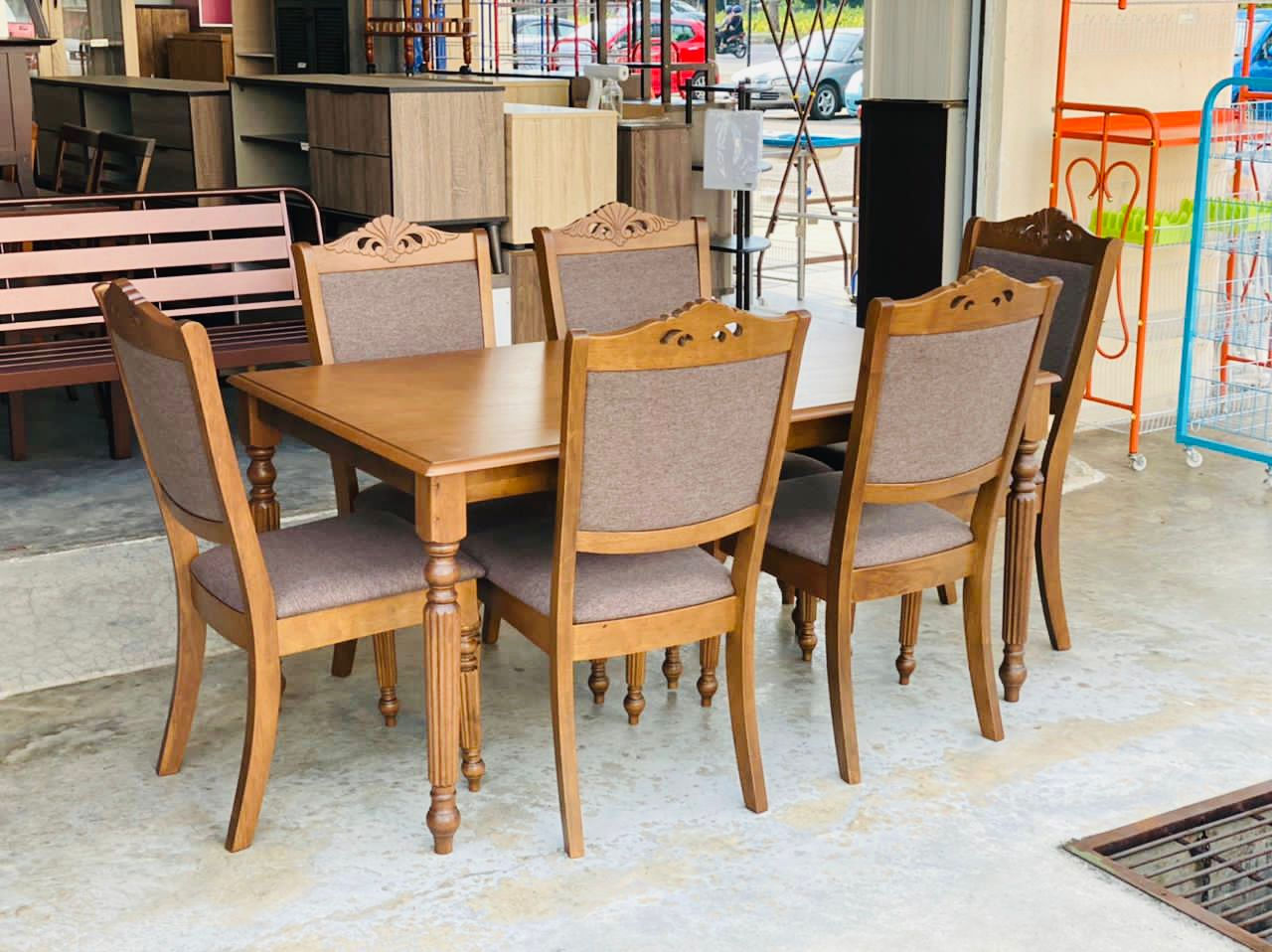 Dining Table Set with 4/6/8 Chairs Home Living