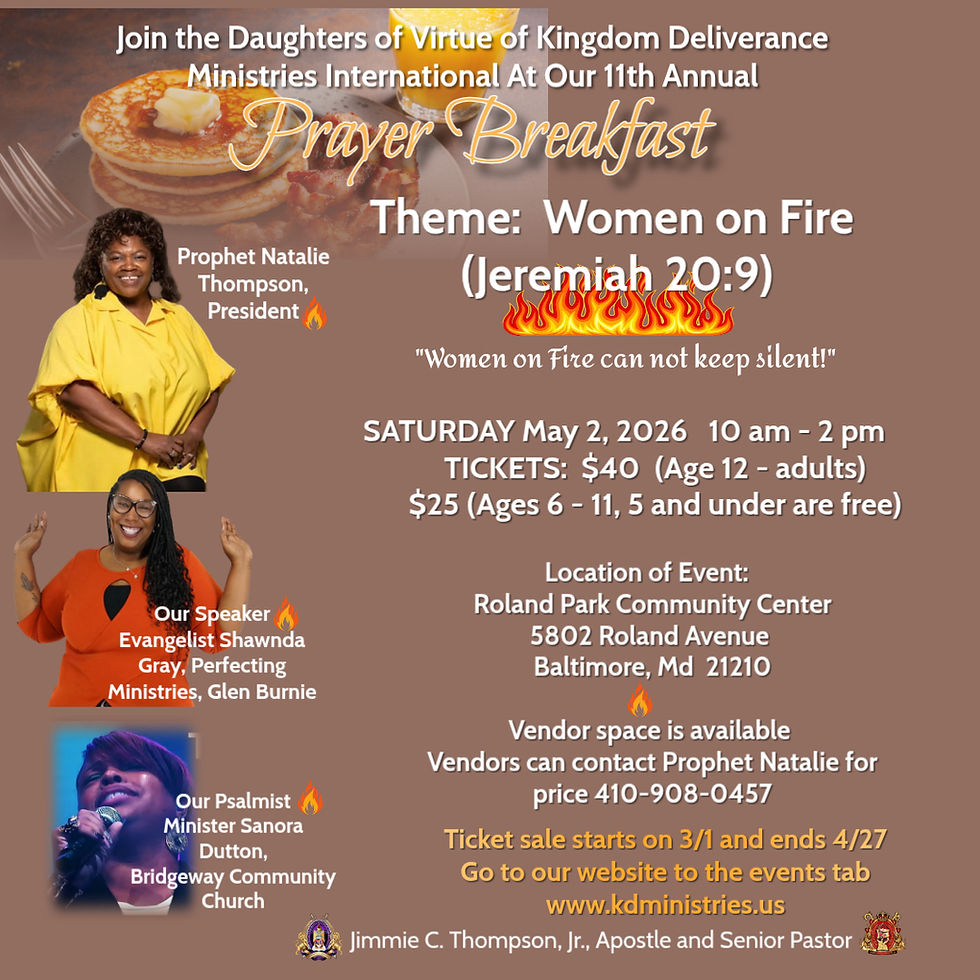Women on Fire Prayer Breakfast
