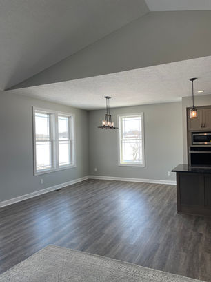 dining room in a custom home