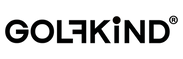 Fette schwarze Blockschrift. Bildet das Wort Golfkind mit bespiegeltem F.