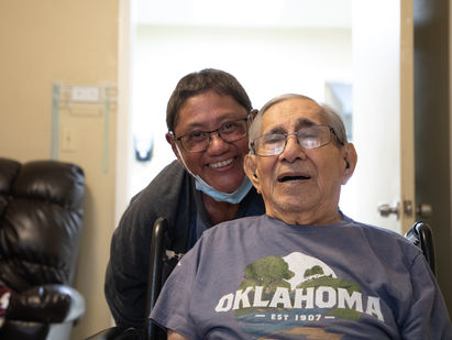 Hearing Again – Helping Edmond Health Care Center Resident Julian Mojica Sr. Hear Again