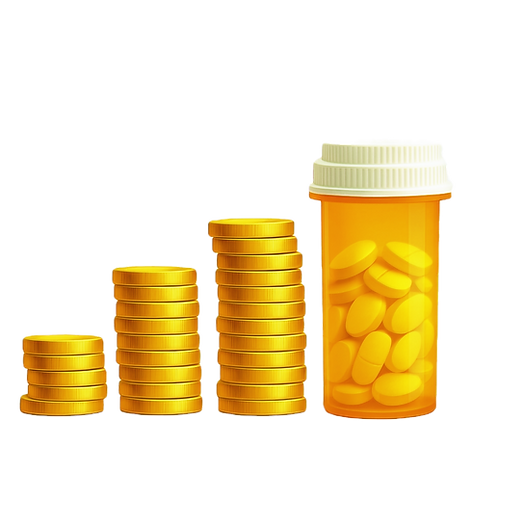 coins and pills
