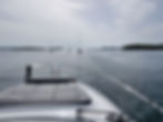 Tireless leaving the Kornati islands
