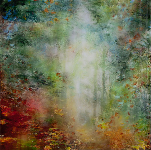 Joyce Gehl mixed media resin art