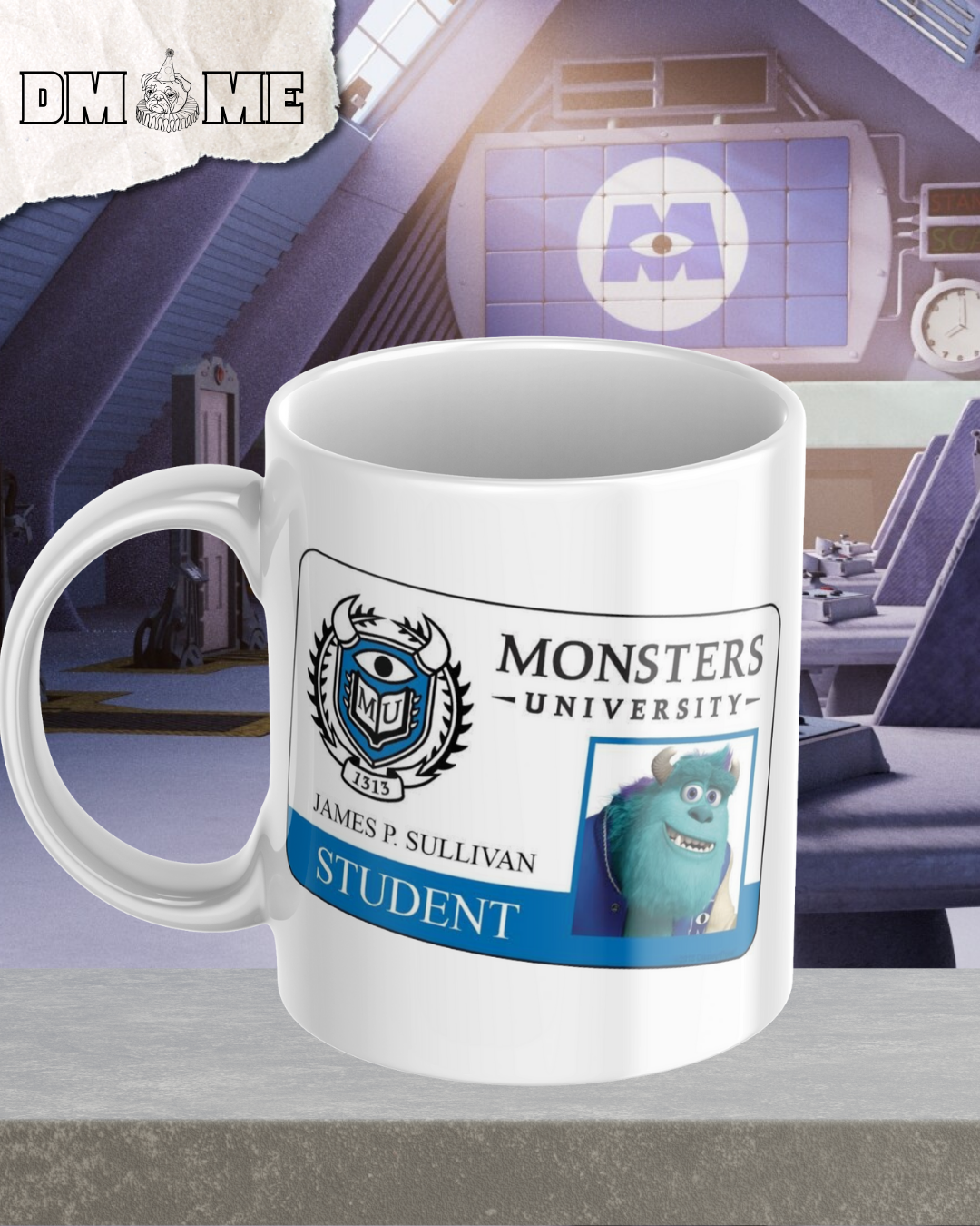 Caneca "James P. Sullivan - ID" - Monstros S.A.