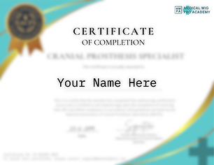 Cranial Prosthesis Certification
