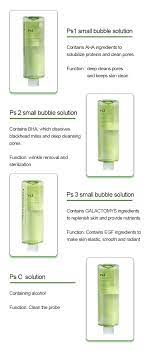 Additional therapeutic solutions for Hydro Peel skin treatment.