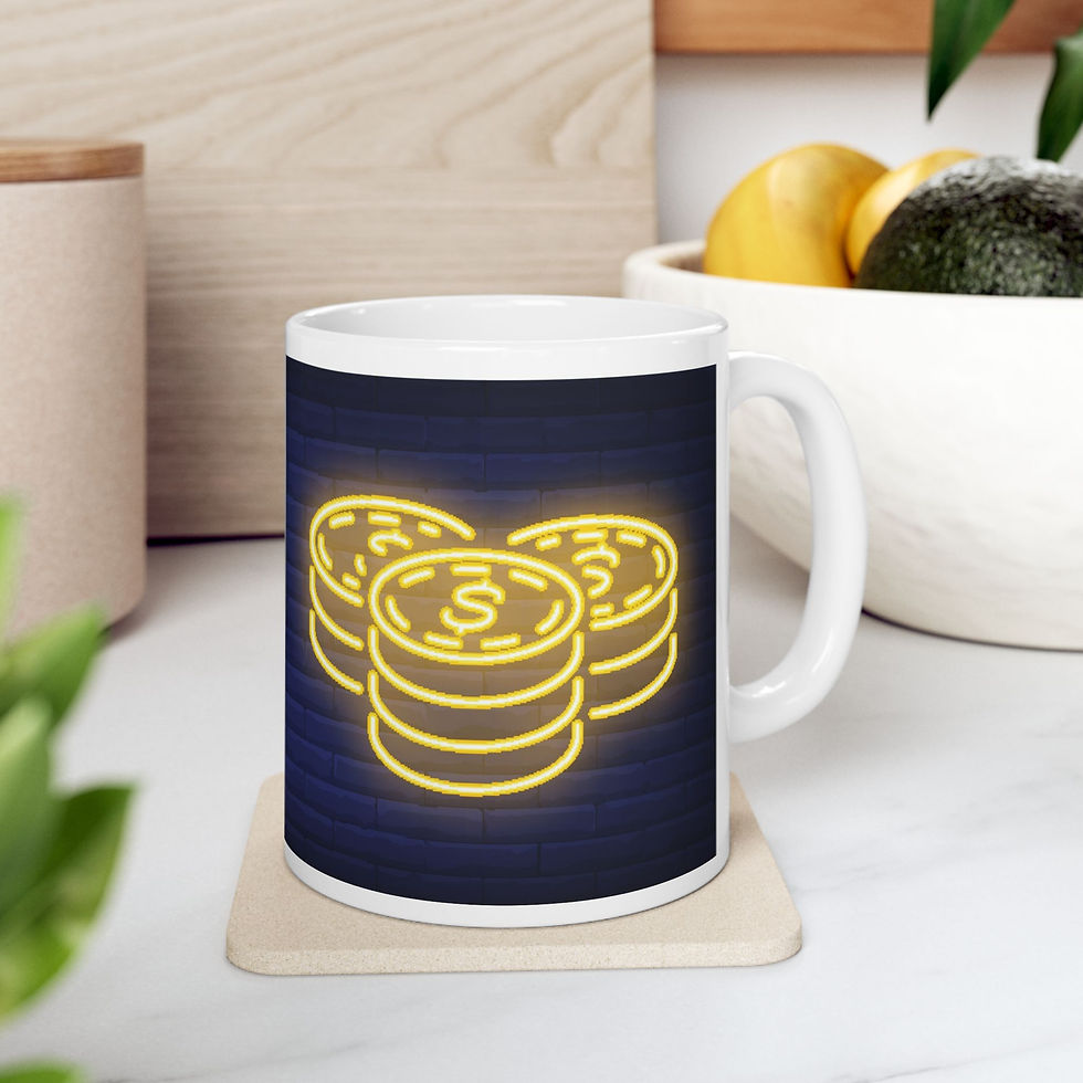 Thumbnail: Wealth Ceramic Mug, 11oz, 15oz