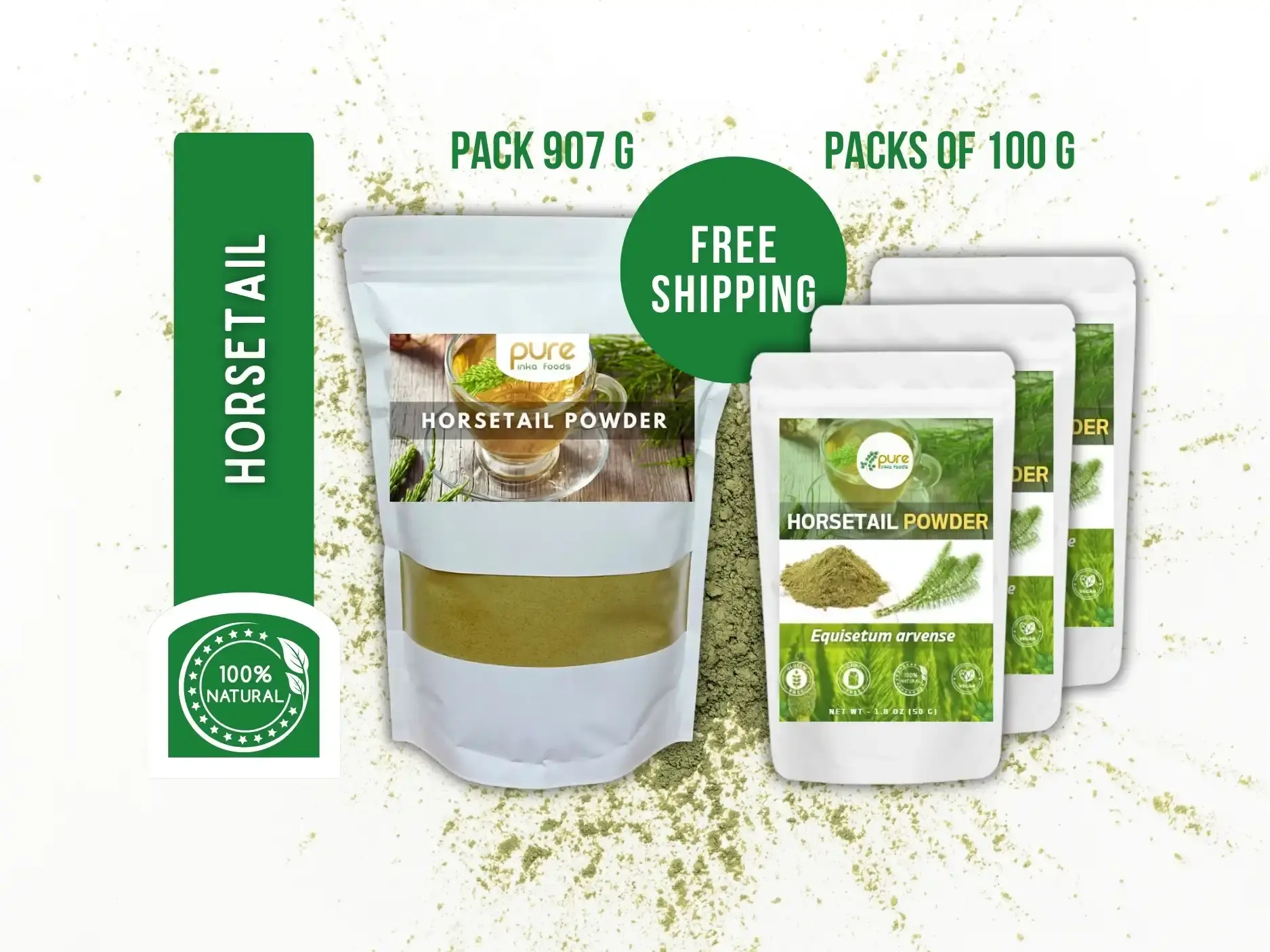 Horsetail Powder Wholesale | Horsetail Supplier | Retail Ready | FREE Shipping