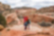 Hiking Cassidy Arch Trail - Capitol Reef National Park