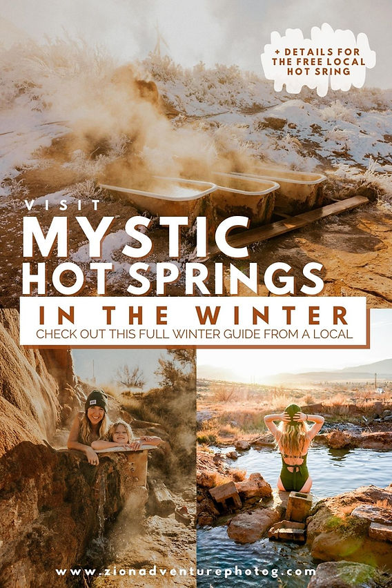 Visiting Mystic Hot Springs in the Winter; Tips from a Local