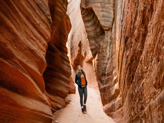 Hiking Wire Pass Trail - Outside of Kanab, UT