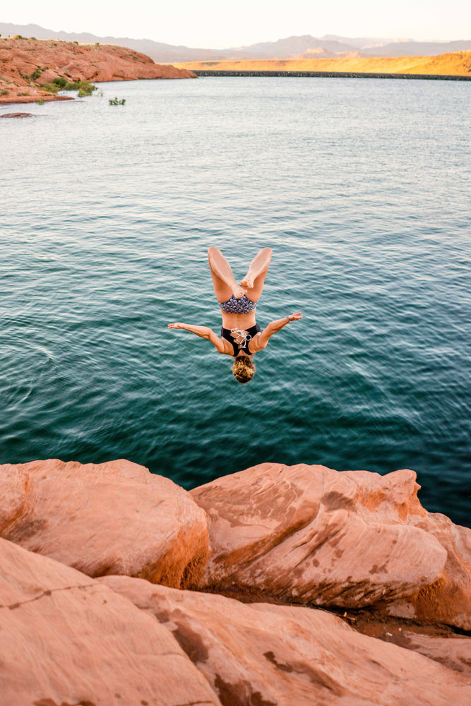 Summer fun at Sand Hollow Reservoir Hurricane, Utah