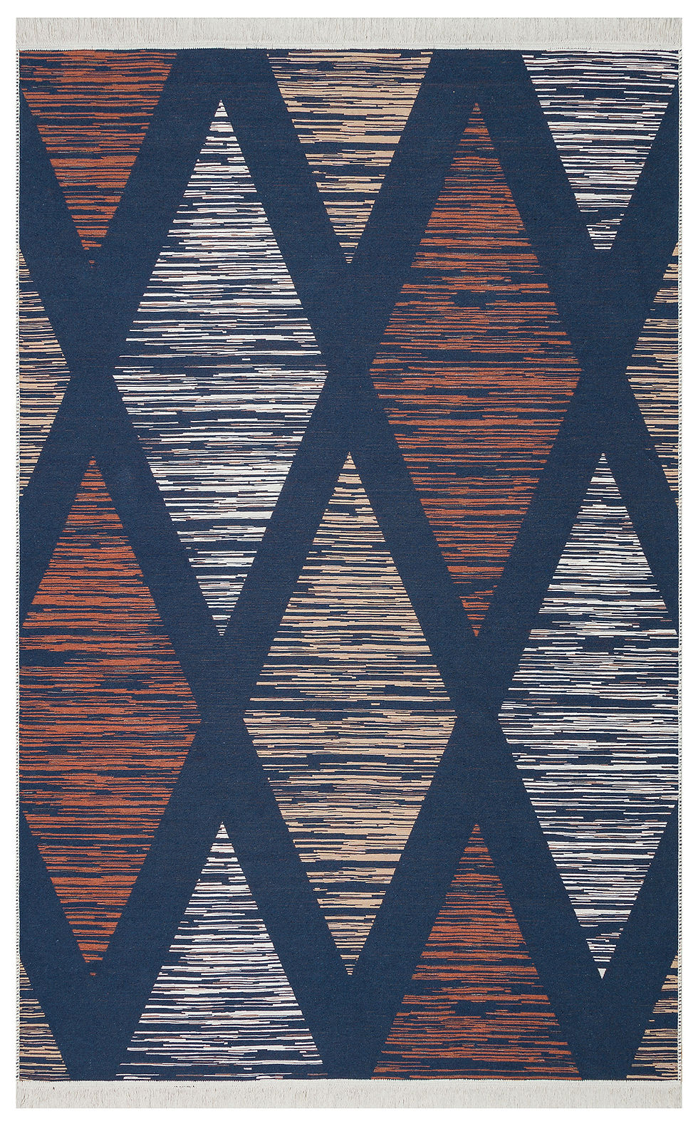 Küçük resim: ARYA 38 MULTY Yıkanabilir,Çift Taraflı,Pamuklu,Modern Desenli Dokuma Kilim