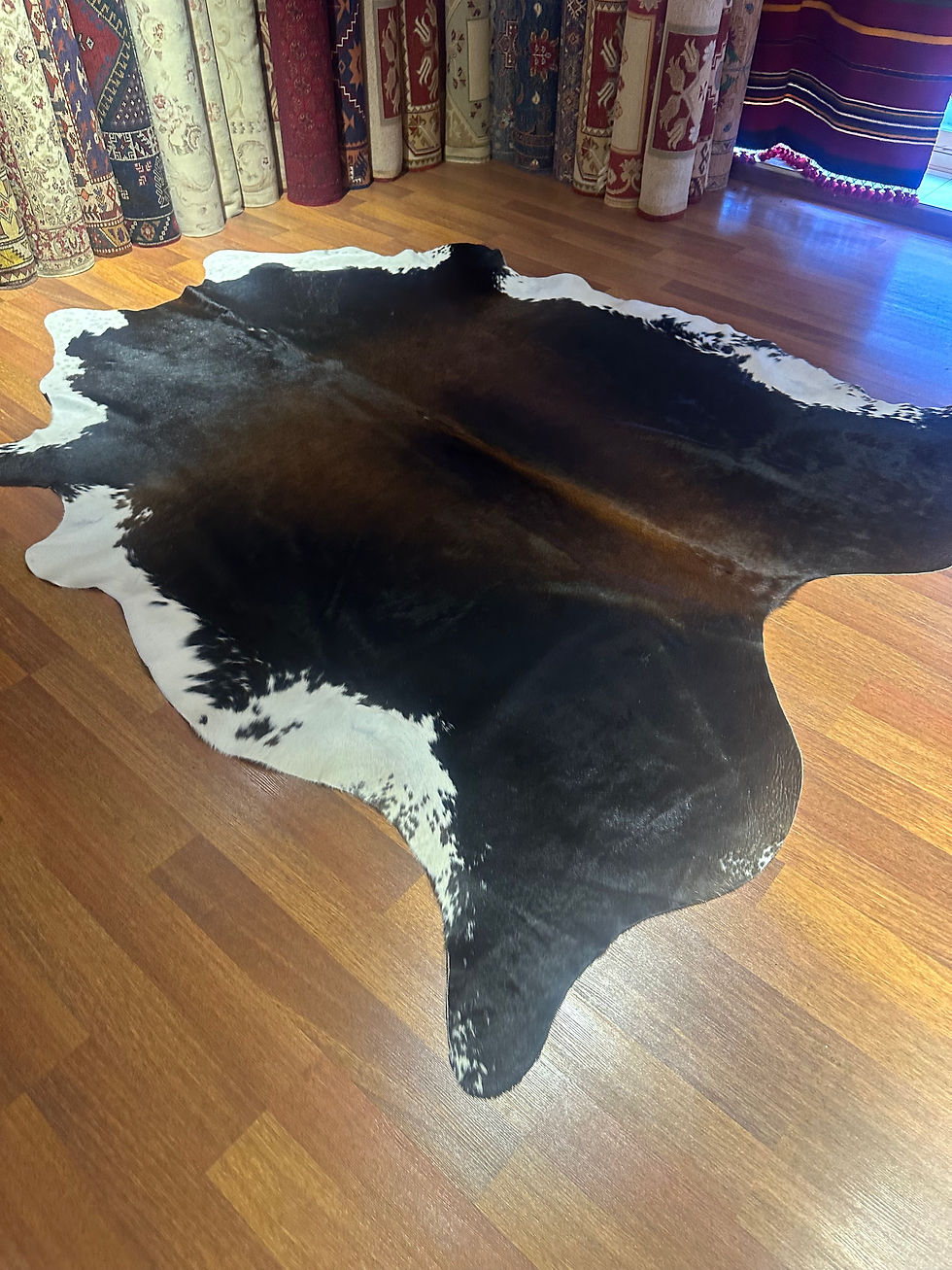 DOGANLAR ANTIQ GERÇEK DANA DERİSİ 29 KAHVE POST HALI