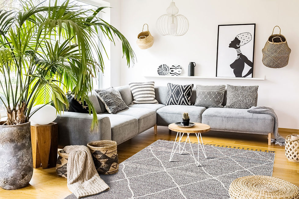 DOGANLAR ANTIQ EKO SOHO 02 GREY HASIR DOKUMA MODERN HALI