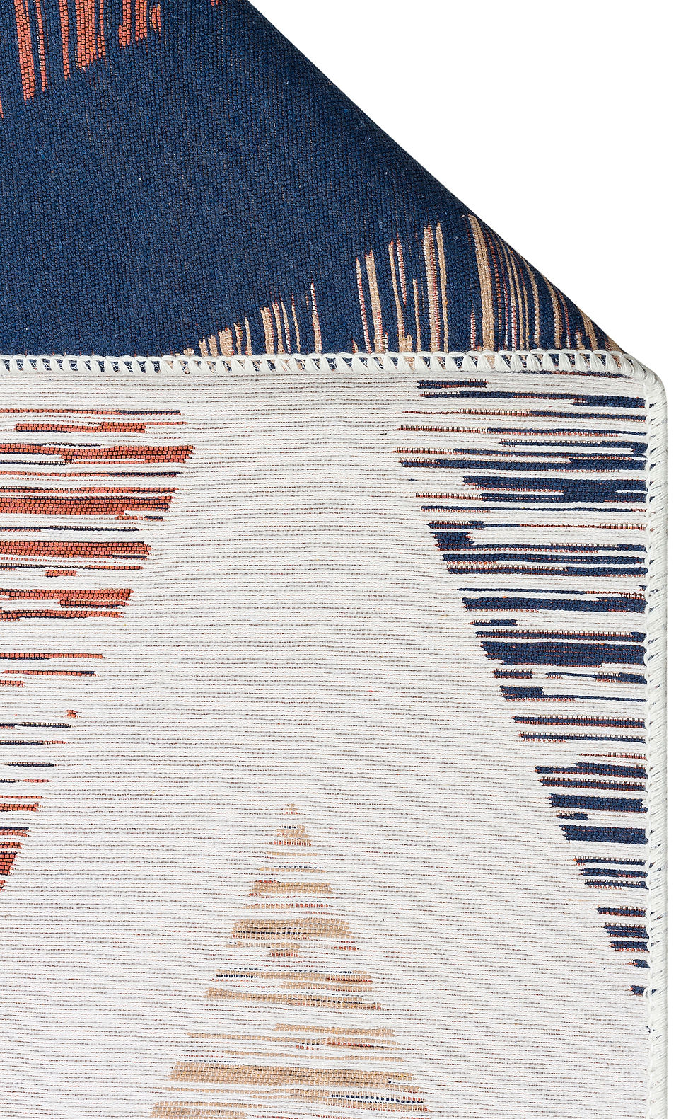 Küçük resim: ARYA 38 MULTY Yıkanabilir,Çift Taraflı,Pamuklu,Modern Desenli Dokuma Kilim