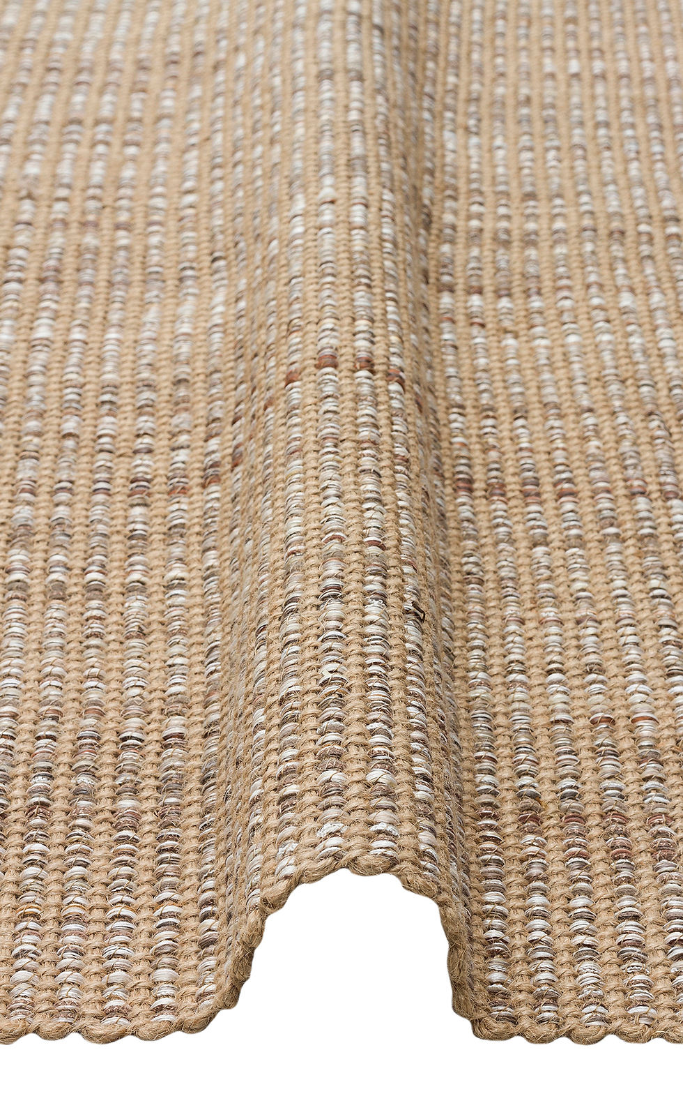 Thumbnail: DOHA BEIGE Jüt ve Polyester ile Üretilen Çift Taraflı Modern Kilim