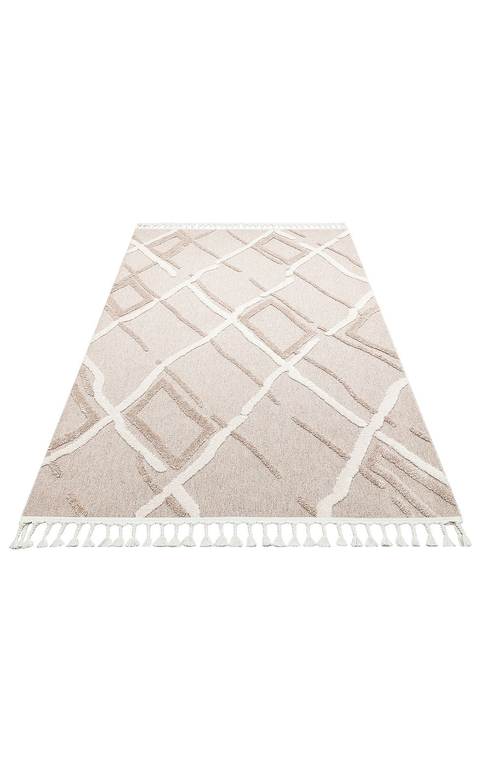 Küçük resim: EKO TERRAZZO 03 BEIGE HAV VERMEZ YUMUŞAK DOKU ETNİK ÖRGÜ DESEN HALI