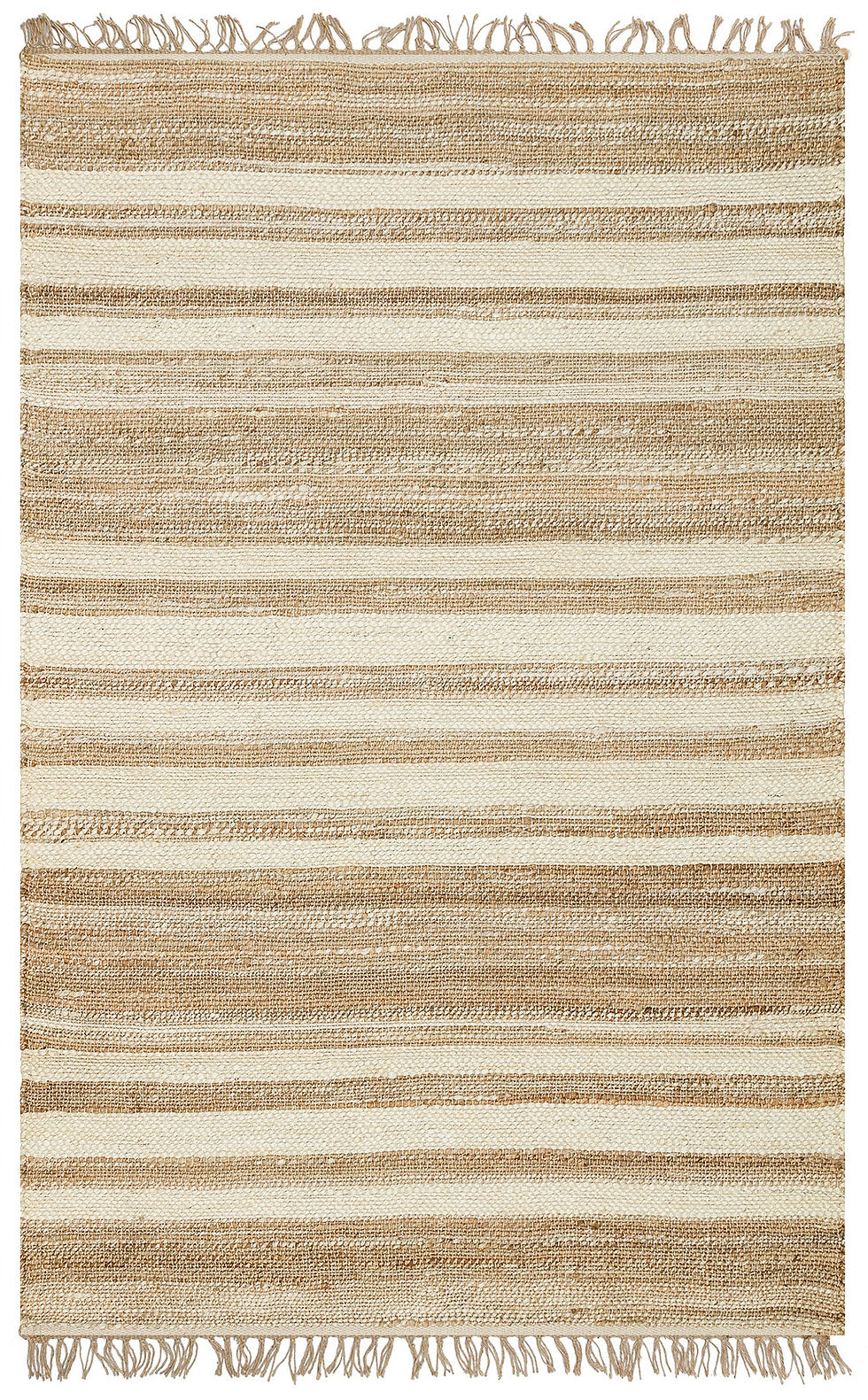 DOGANLAR ANTIQ EKO 11 EL DOKUMA NATURAL WHITE JÜT HASIR HALI