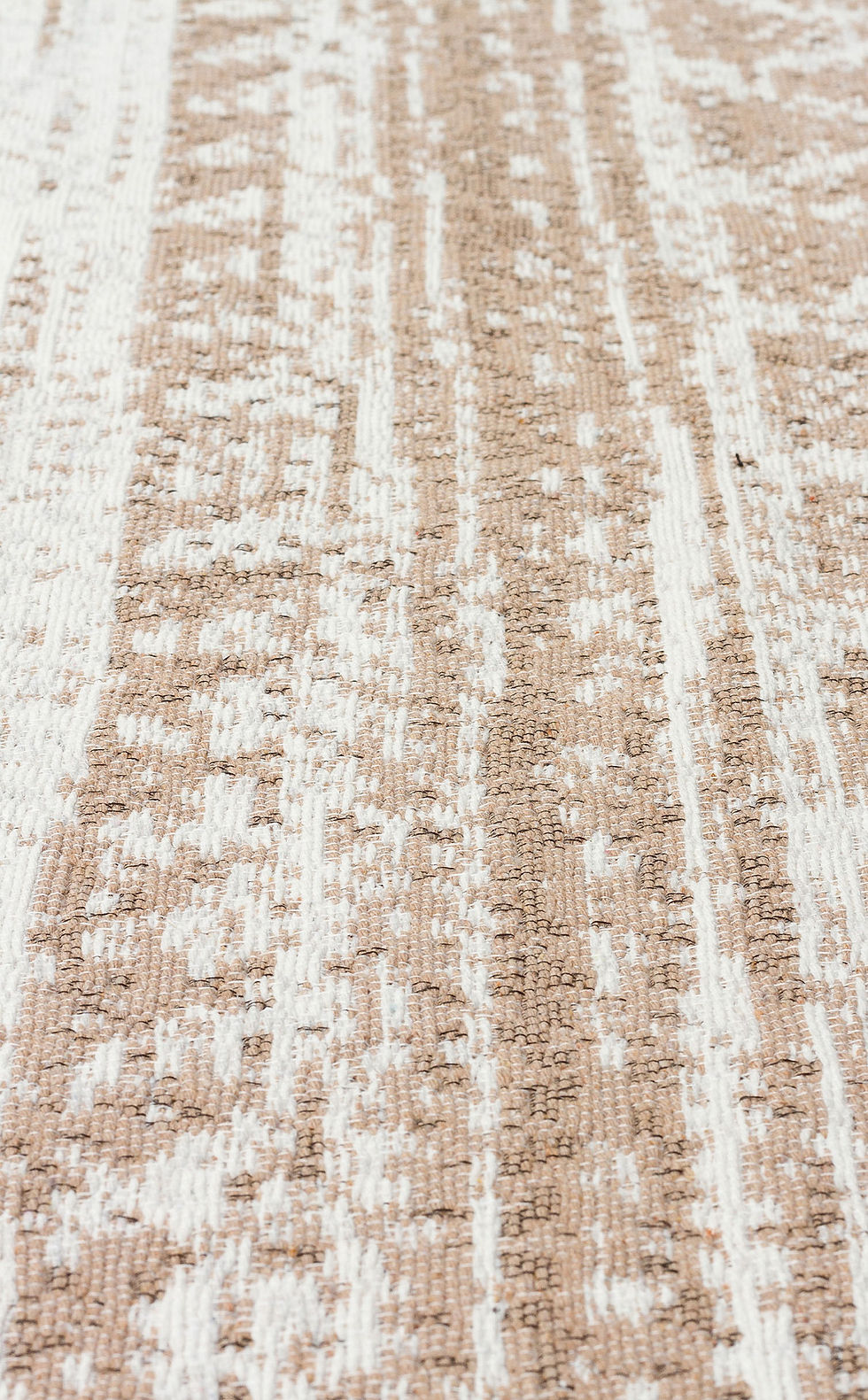 Thumbnail: ARYA 06 NATURAL Yıkanabilir,Çift Taraflı,Pamuklu,Modern Desenli Dokuma Kilim