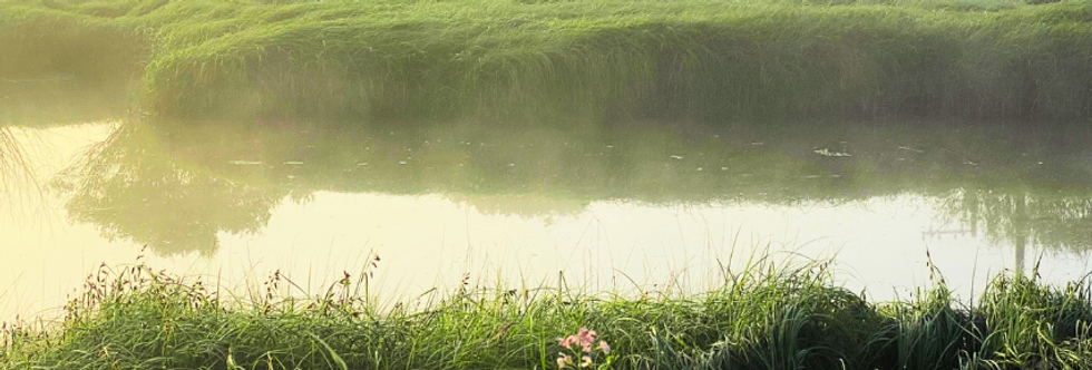 waters of the eel river delta where our Elysian glass studio is.