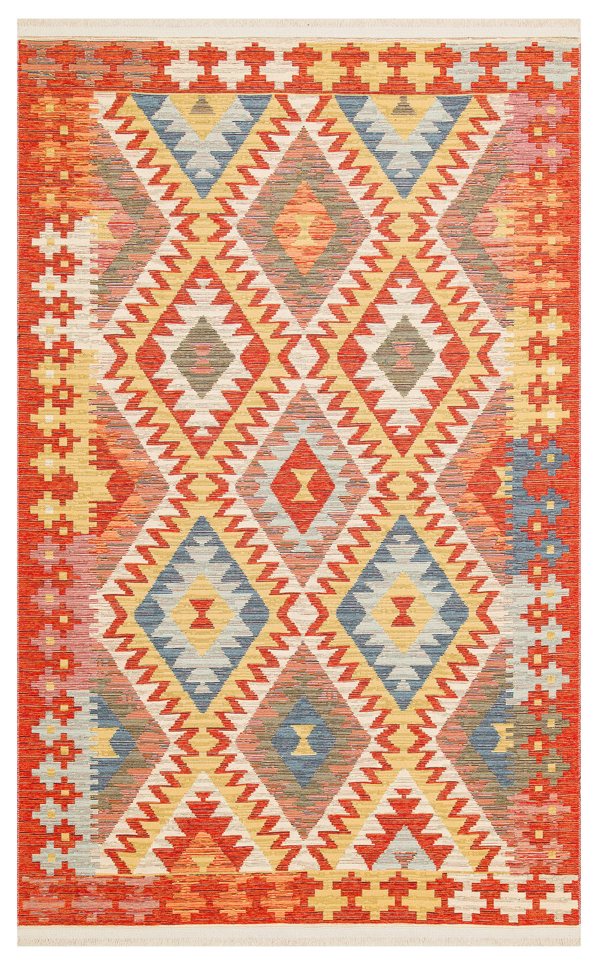 DOGANLAR ANTIQ NOMAD 09 L.Multy Yıkanabilir, Çift Taraflı,Yumuşak Otantik Kilim