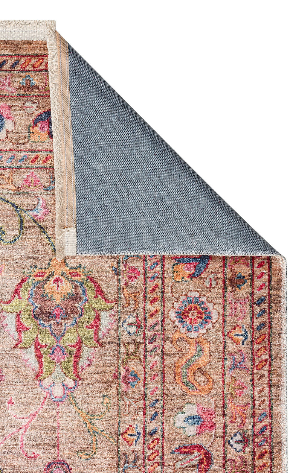 Thumbnail: ANTIQUE 08 BEIGE Kolay kullanımlı Antik Desenli,Yıkanabilir Makine Halısı