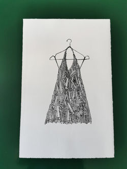 My dress hangs everywhere