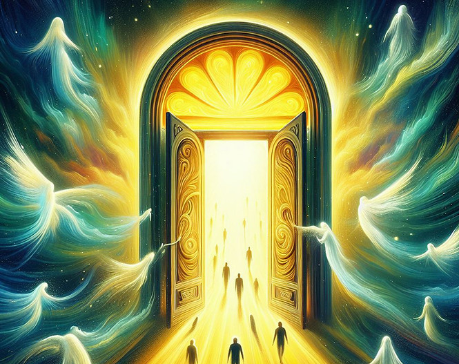 © image générée par IA par Alice Graphic Design pour Magaly Martinez Thérapeute de Âme in Gaïa