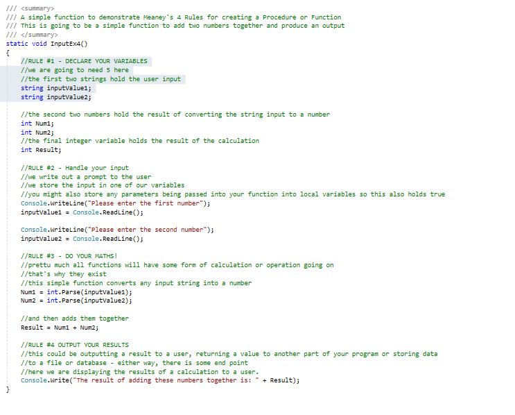The Complete Program Source Code