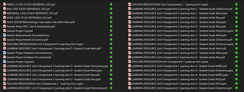 Thumbnail: BTEC IT Unit 9 Complete Teaching Resource Bundle