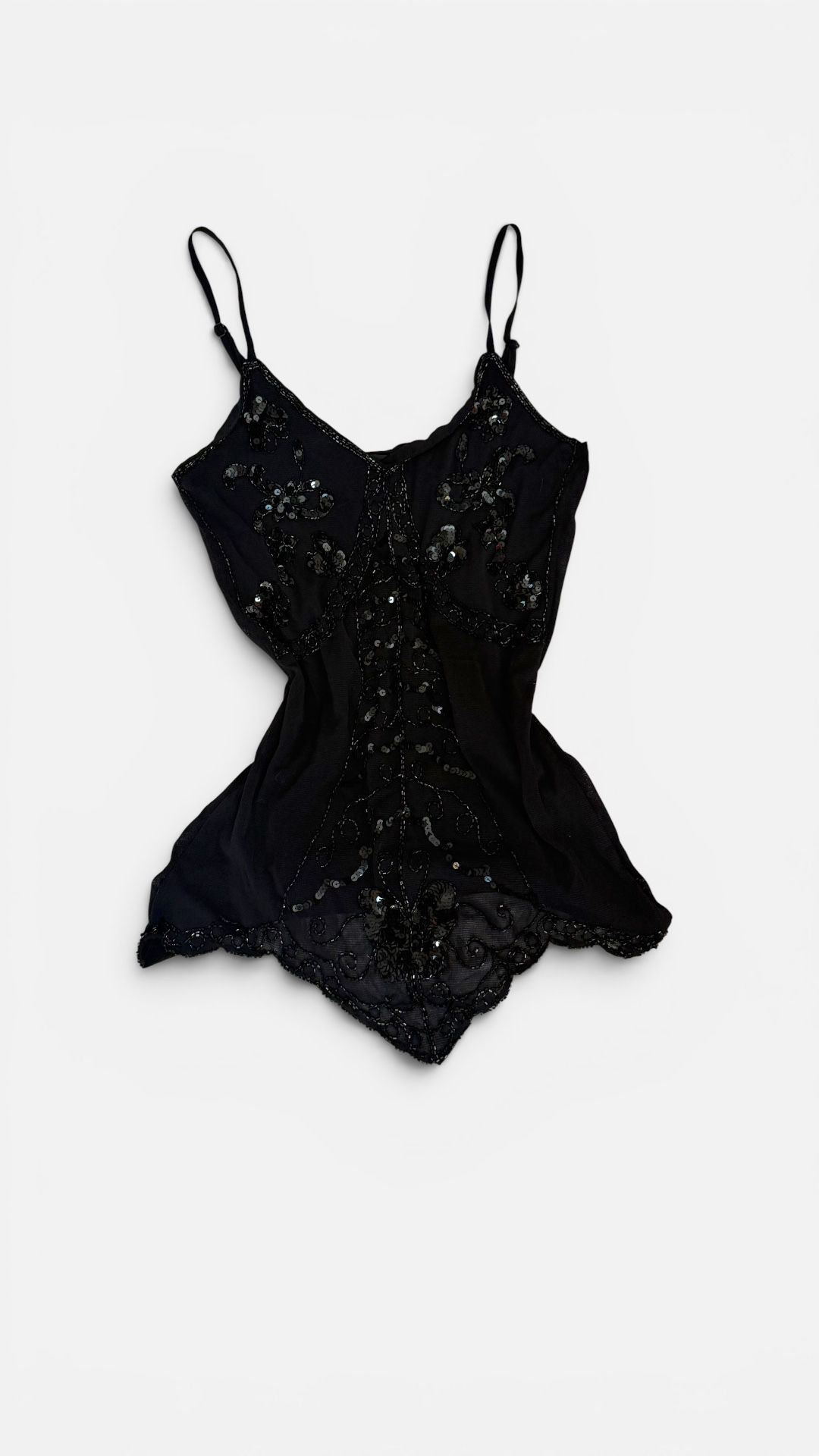 Y2k Beaded cami top