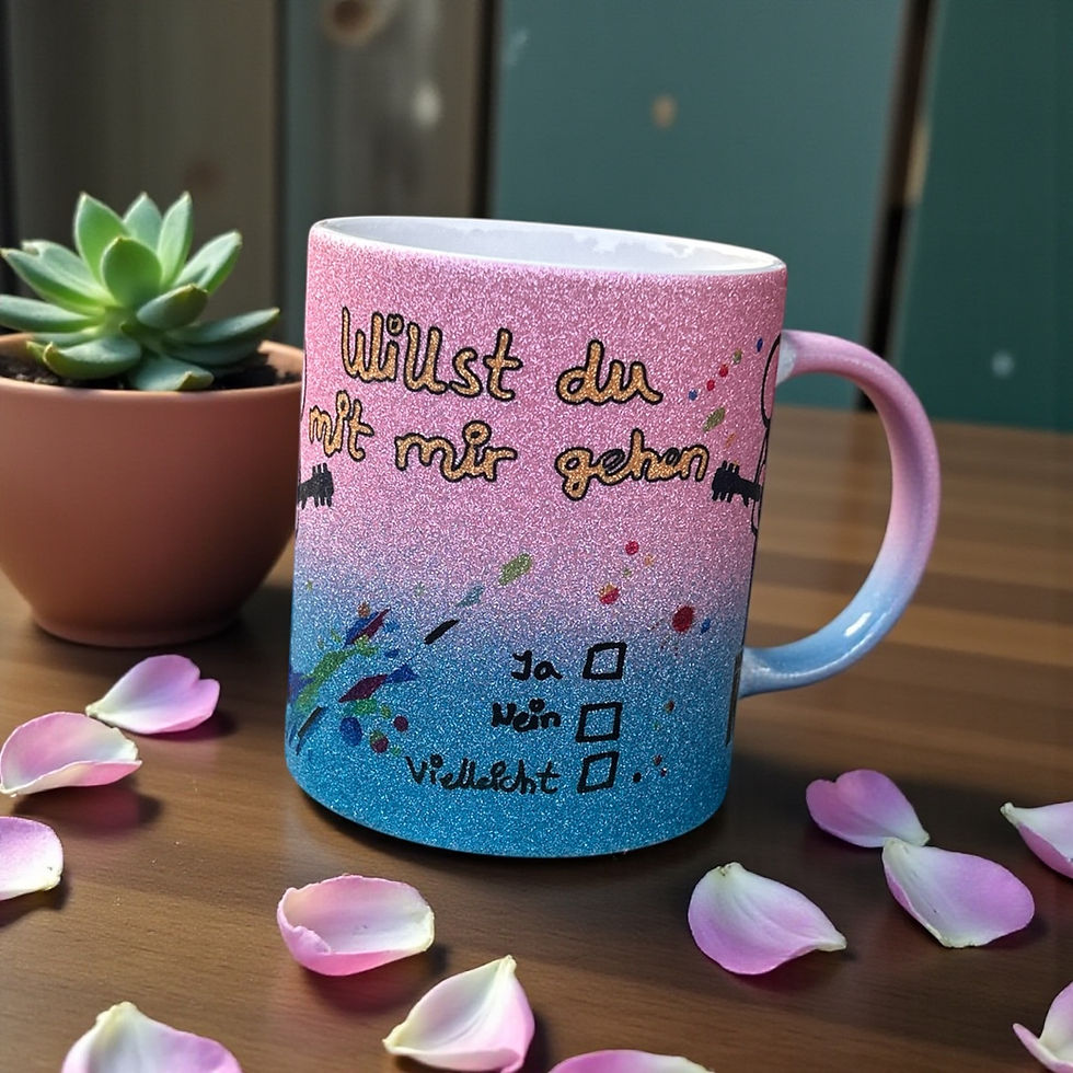 Miniaturbild: Glitzer TASSE