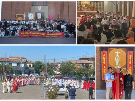 Praying for China from Italy