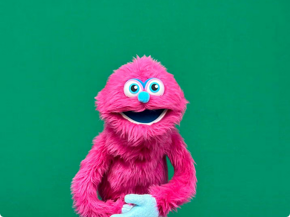 Pink Monster Puppet