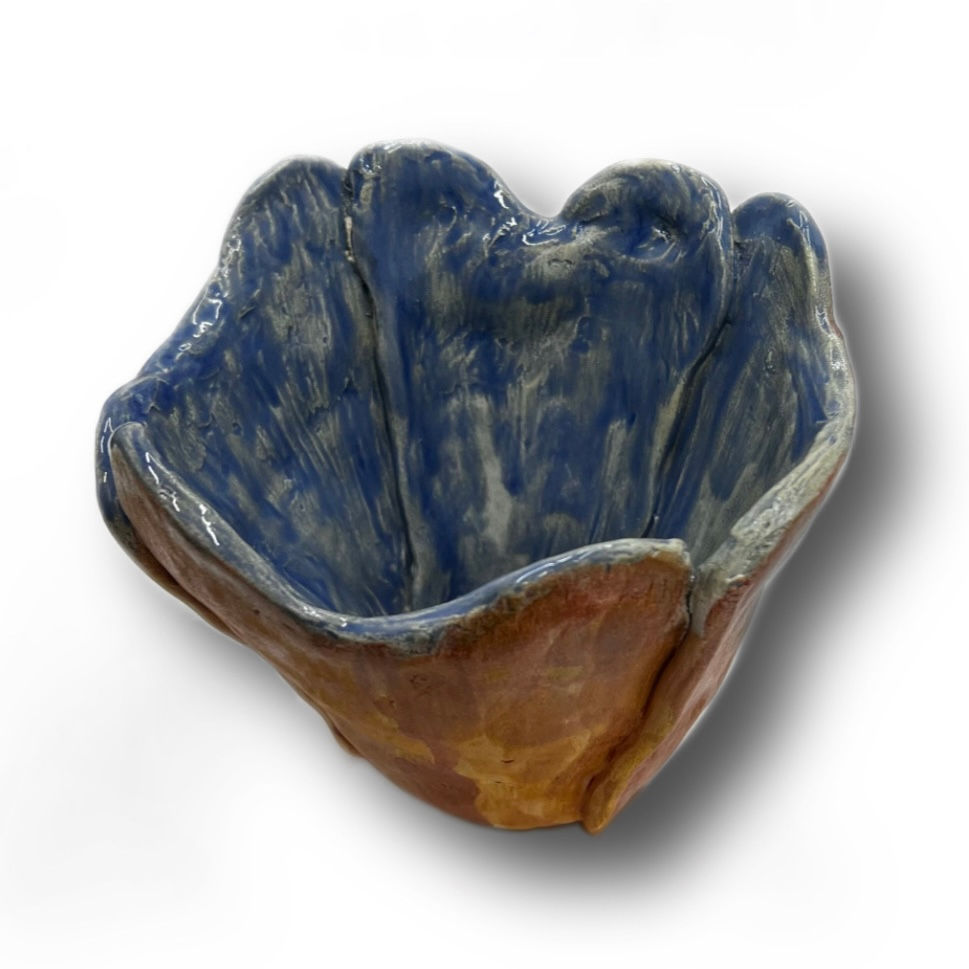 Blooming in Blue Vase 