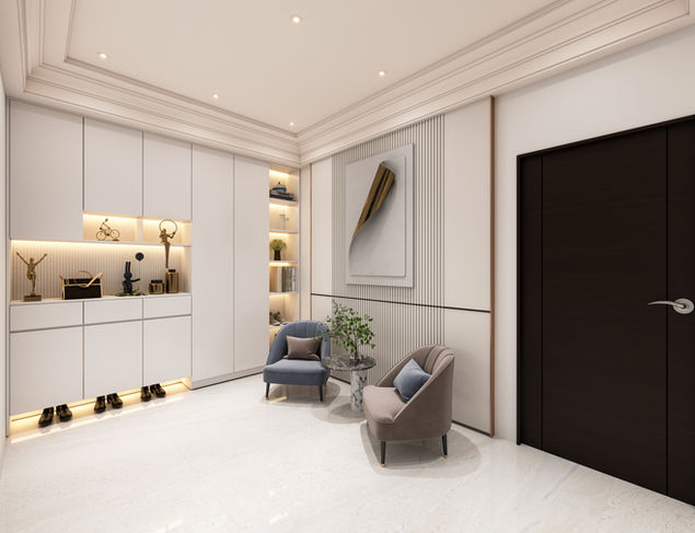 佳澄建設 澄湖綠邑 玄關渲染圖