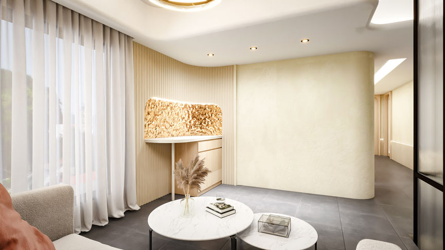 本質設計 休息區 商業空間 室內3D繪圖渲染