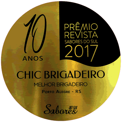 Chic Brigadeiro eleito melhor brigadeiro em Porto Alegre pela revista Melhores do Sul em 2017