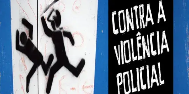 — Imagem/Reprodução © Caros Amigos: Violência policial cresce na polícia de todo o Brasil
