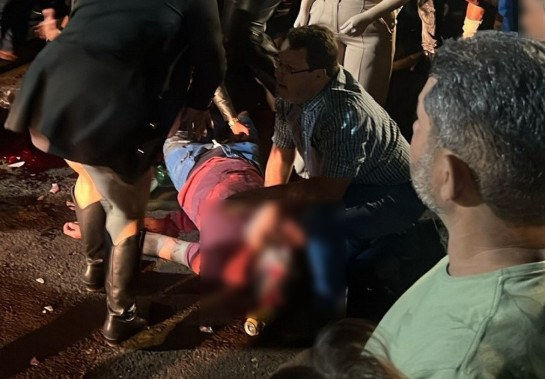 CRIMES POLICIAIS: Policial militar aposentado abre fogo em festa junina, fere ex e mata namorado dela