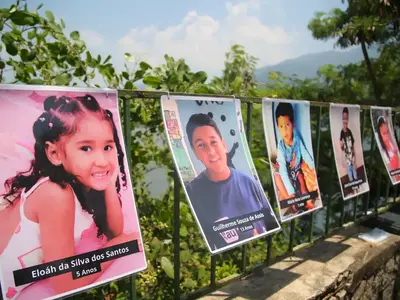 CRIMES POLICIAIS: Memorial no Rio volta a ter fotos de crianças vítimas de bala perdida