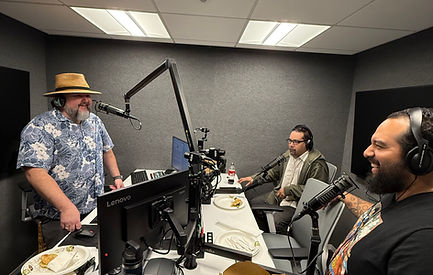 Photo from inside the studio