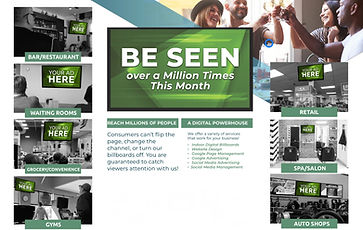 Indoor billboards flyer