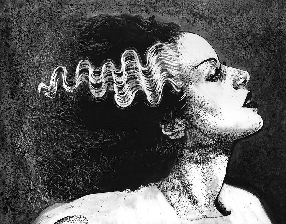 Thumbnail: "Bride of Frankenstein" Signed Print