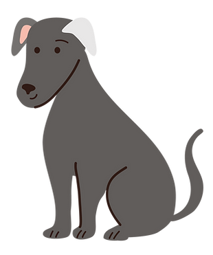 Hund gezeichnet Hank & Friends Hundesalon