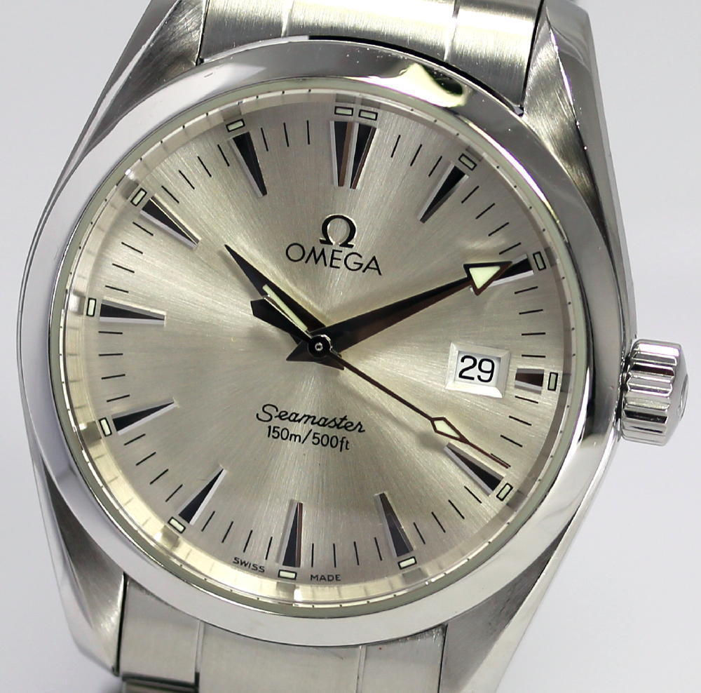 Omega Aqua Terra silver dial