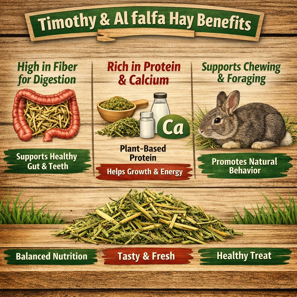 Thumbnail: 25 lb Timothy & Alfalfa Hay Blend for Rabbits & Guinea Pigs – Bulk 