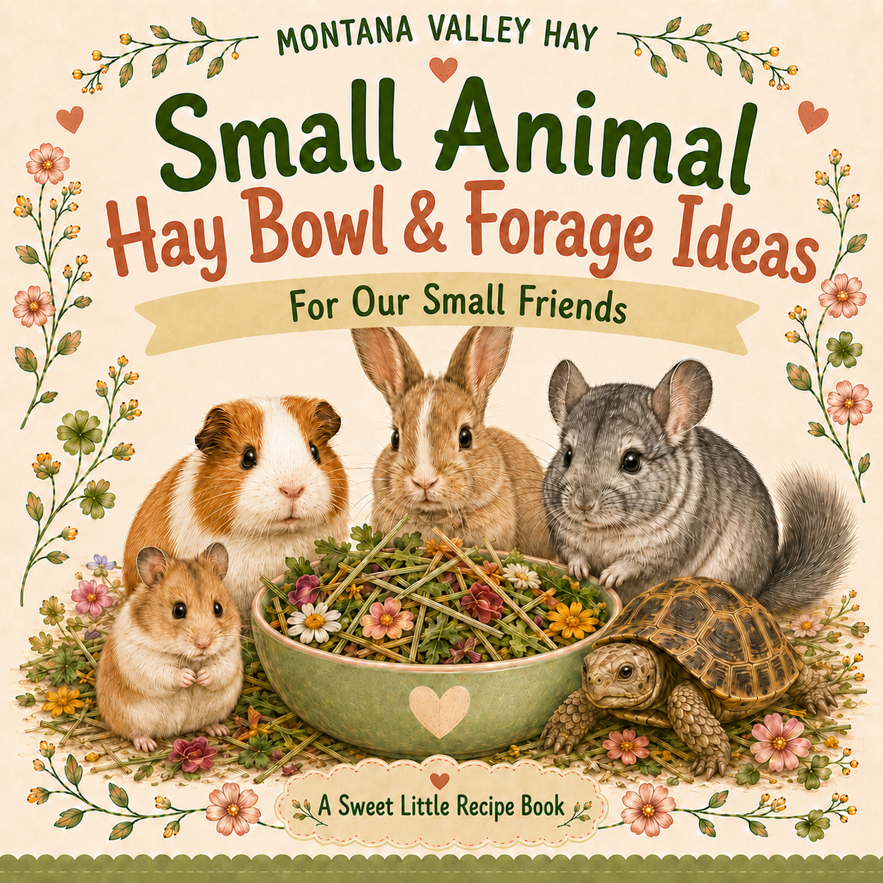 Small Animal Hay Bowl & Forage Ideas, 25 page digital download